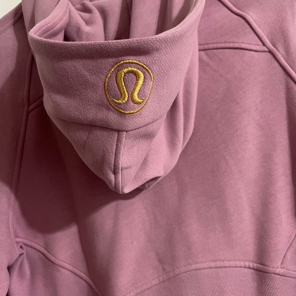 Lululemon Oversized Full Zip Scuba - Rose Blush w/ Gold Zipper - Picture 5 of 5